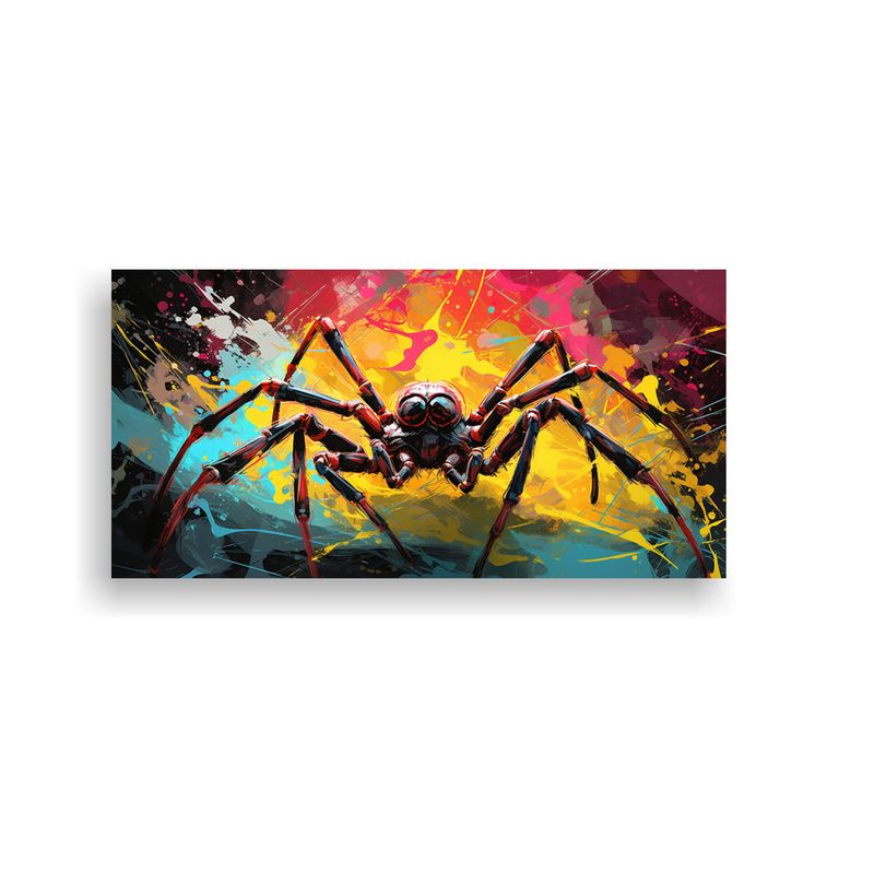 GENERICO - Pinturas Decorativas De Neo Pop Art Con Araña En 60x30 Cm