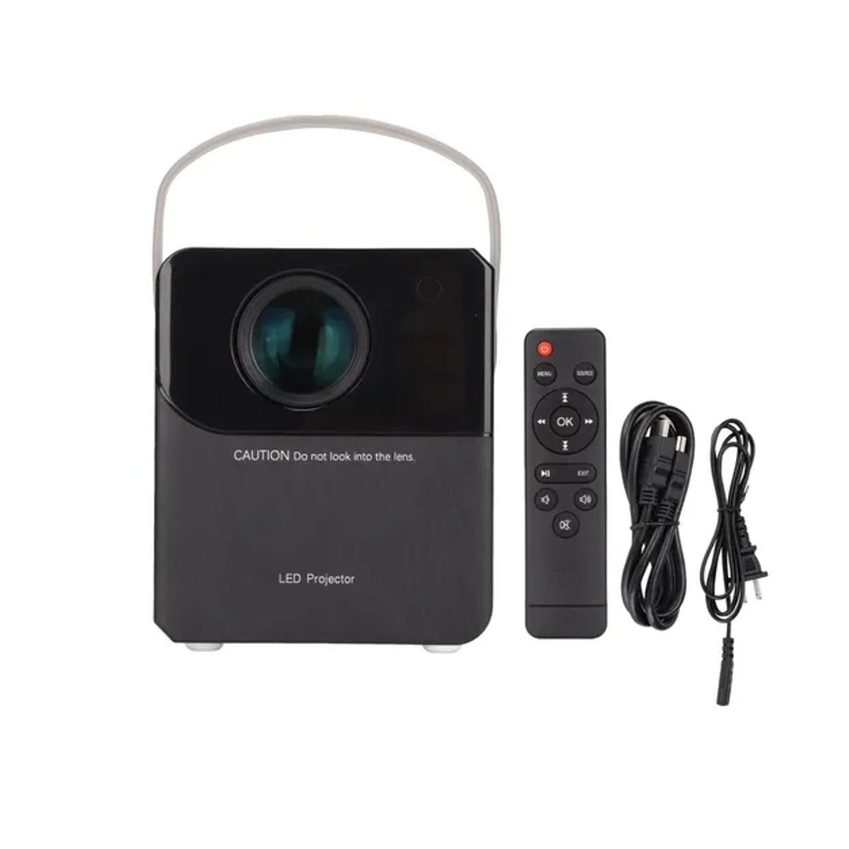 GENERICO - Proyector Home Theater Proyector Inteligente 2000lm negro
