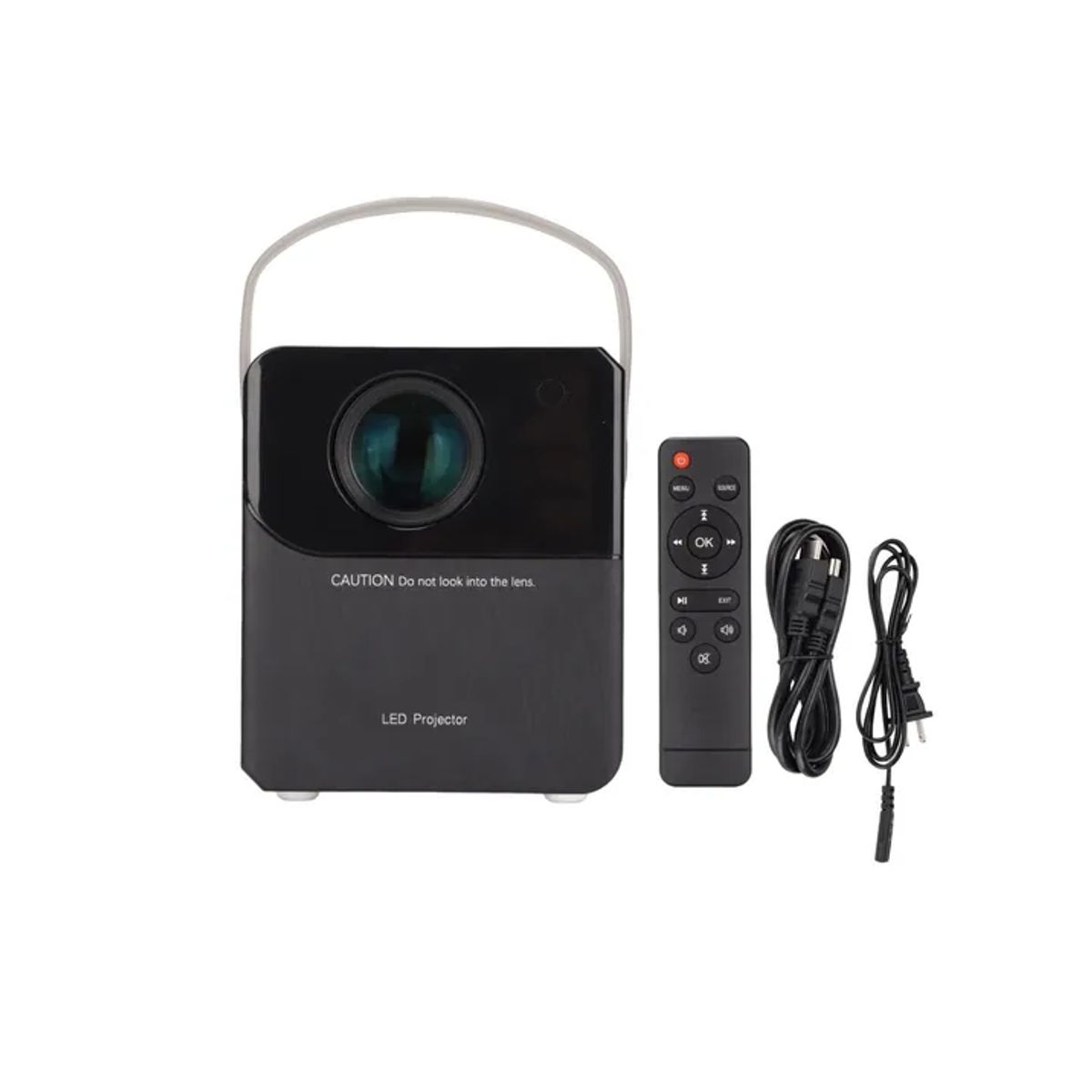 GENERICO - Proyector Home Theater Proyector Inteligente 2000lm negro