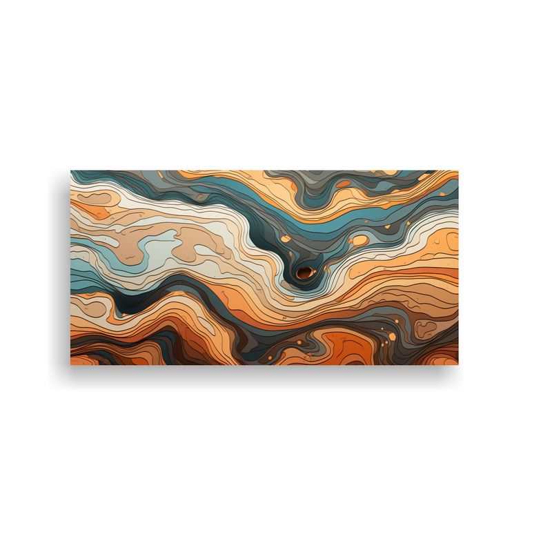 GENERICO - Pinturas Decorativas De Lienzo Vertical Con 80x40 Cm