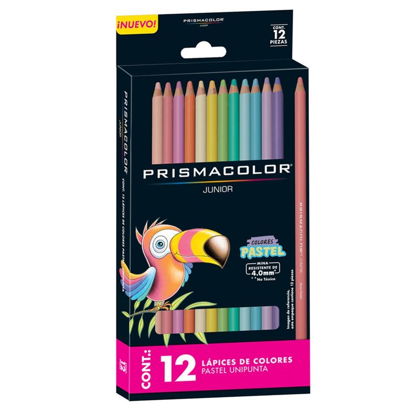 PRISMACOLOR - Prismacolor Junior 12 Lápices Pastel
