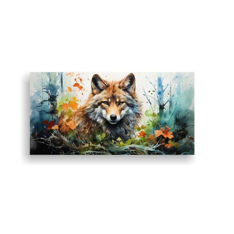 GENERICO - Pintura En Acuarela Colorida De Animales Del 60x30 Cm