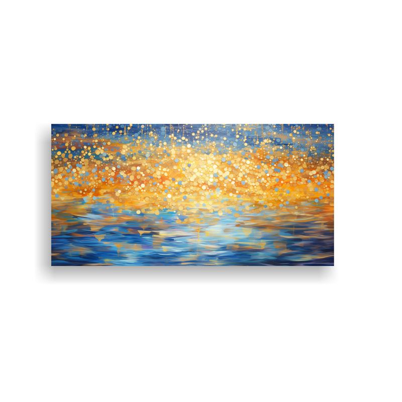 GENERICO - Lienzo De Tela Expresión Viviendo En El Estilo 100x50 Cm