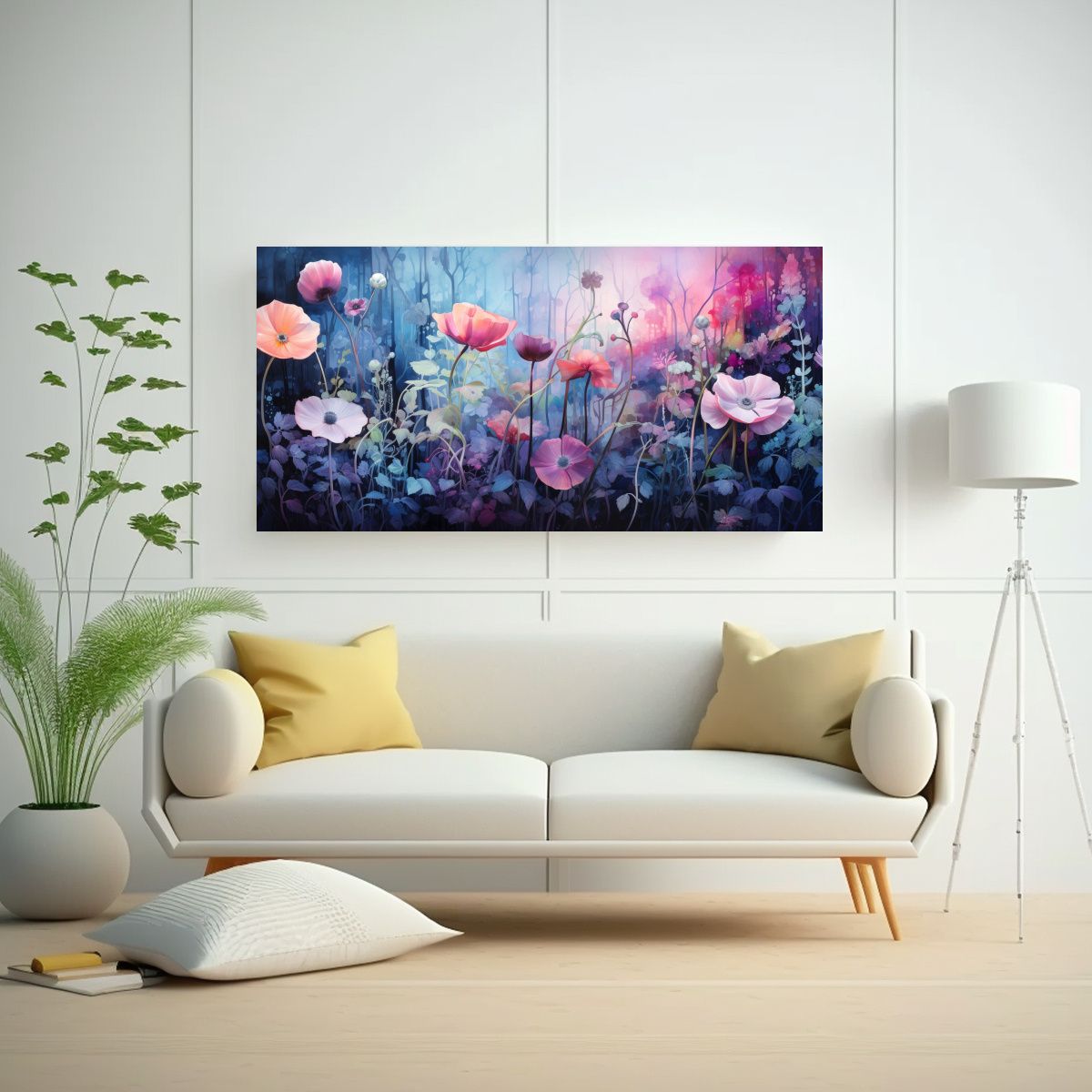 GENERICO - Armonía Natural Jardín Tranquilo Al Amanecer 80x40 Cm