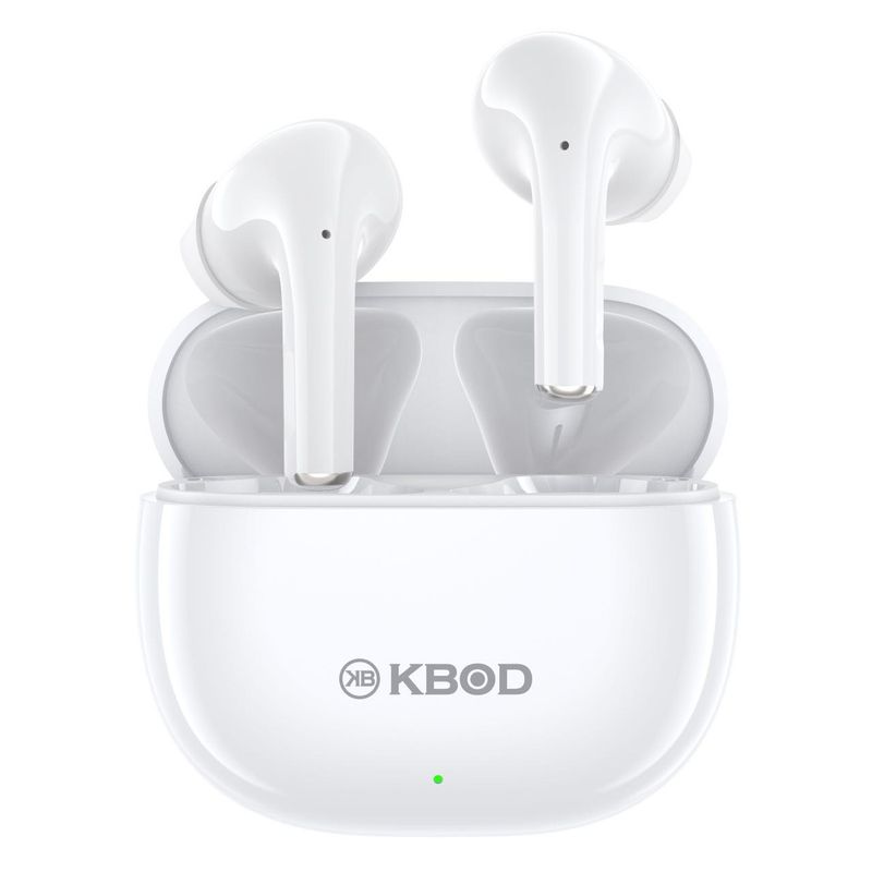 KBOD - Audífonos Inalámbricos Tws Kbod C17 Bluetooth 5.0 Tipo C Blanco