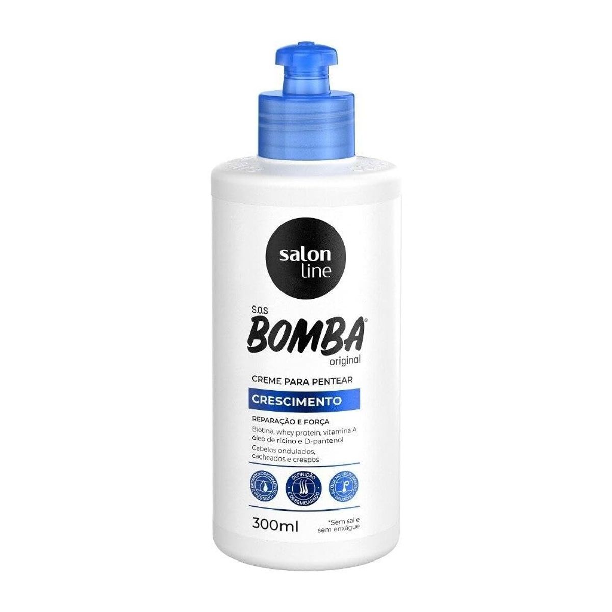SALON LINE - CREMA DE PEINAR SOS BOMBA ORIGINAL 300 ML SALON LINE