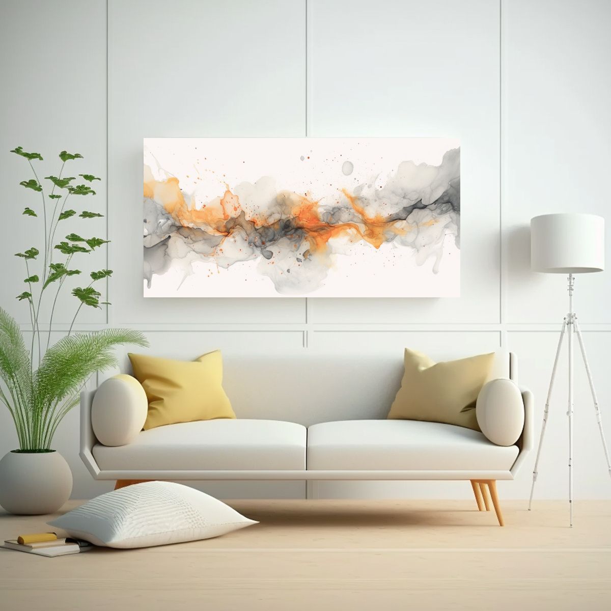 GENERICO - Pinturas Decorativas En Tela Canvas Con Textura 80x40 Cm