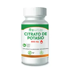 B NATURE - Citrato de Potasio 800mg 90 Cápsulas