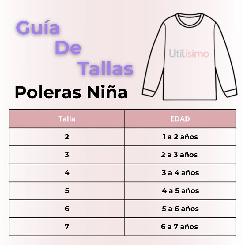 JUMP KIDS - Polera Algodón Manga Larga Niña Camiseta Guitarra Blanco