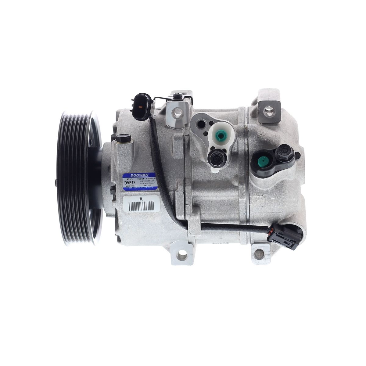 AMERICAN AIR - Compresor Ac DVE18 6PK 12V para KIA  DOOWON 977013T200