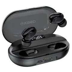 KBOD - Audífonos Inalámbricos Dual Bluetooth V53 C21 Negro