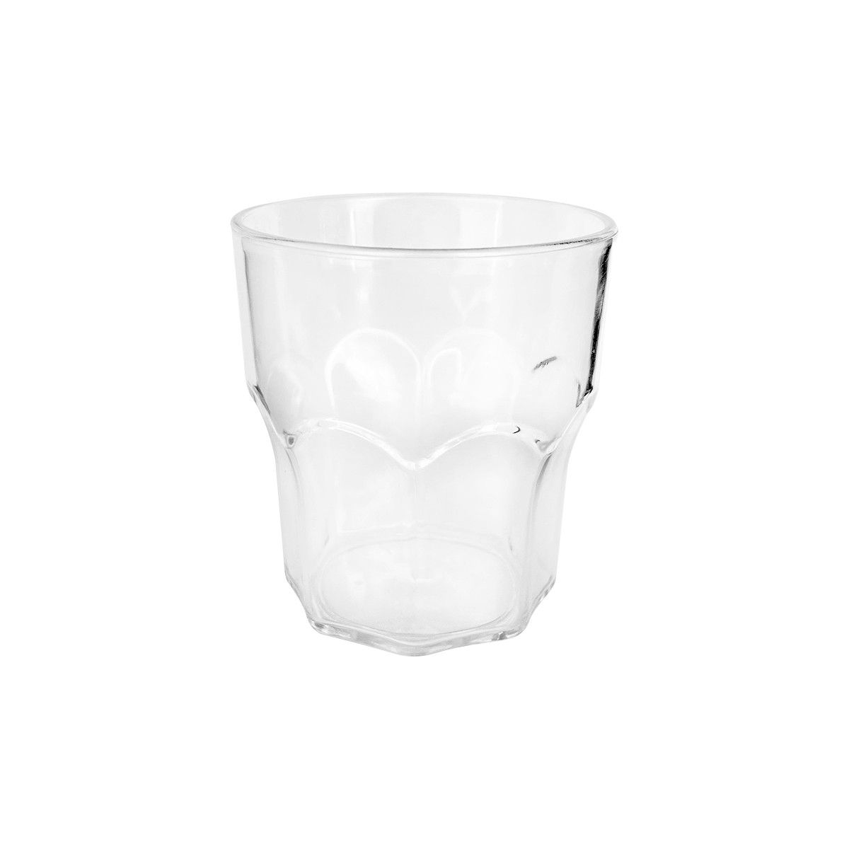 GENERICO - Set de 6 Vasos de  Whisky 280 Cc Transparente Policarbonato Irrompible