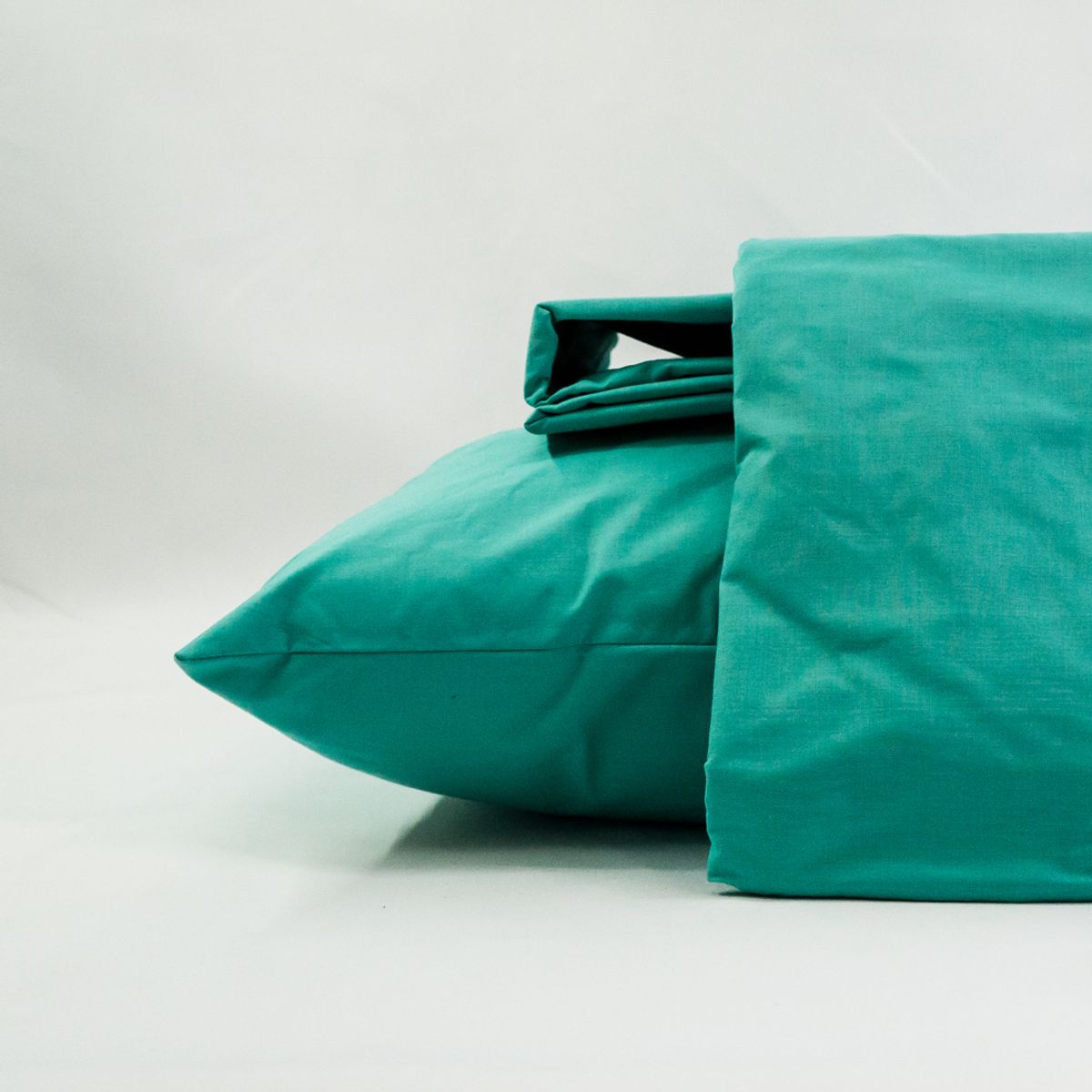 TEXTIL RANCO - Juego de Sábanas TURQUESA 144 Hilos 1,0 plazas - Basic Hotel