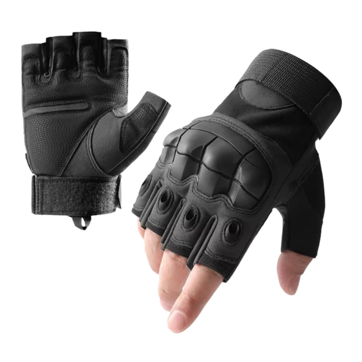 EKOL TACTICA MILITAR - Guante Corto Táctico Militar Moto Bicicleta Airsoft