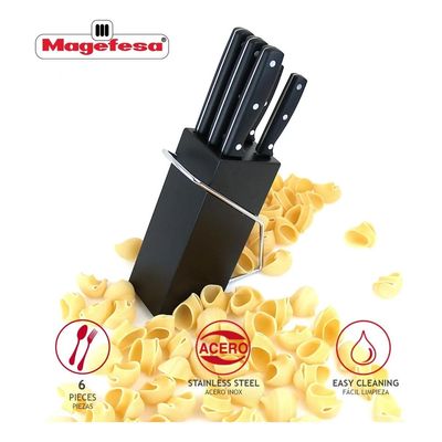 Imagen 2 del producto Set De Cuchillo Acero Inoxidable Marca 6 Piezas