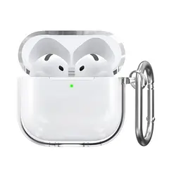 GENERICO - Carcasa Funda Transparente Para Airpods 4