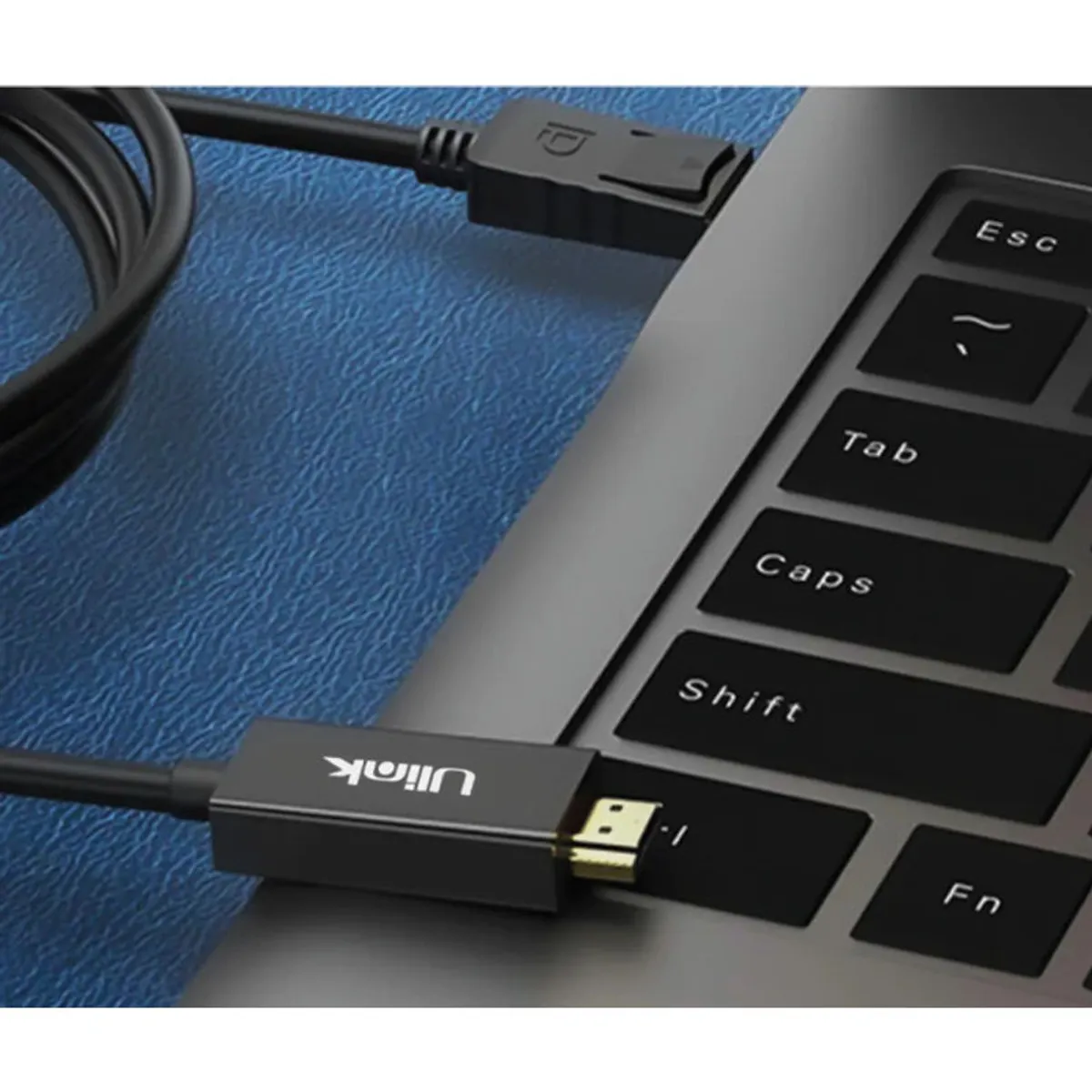 Adaptador DisplayPort a HDMI 4K 18MT Ulink, marca GENERICO - Foto 2
