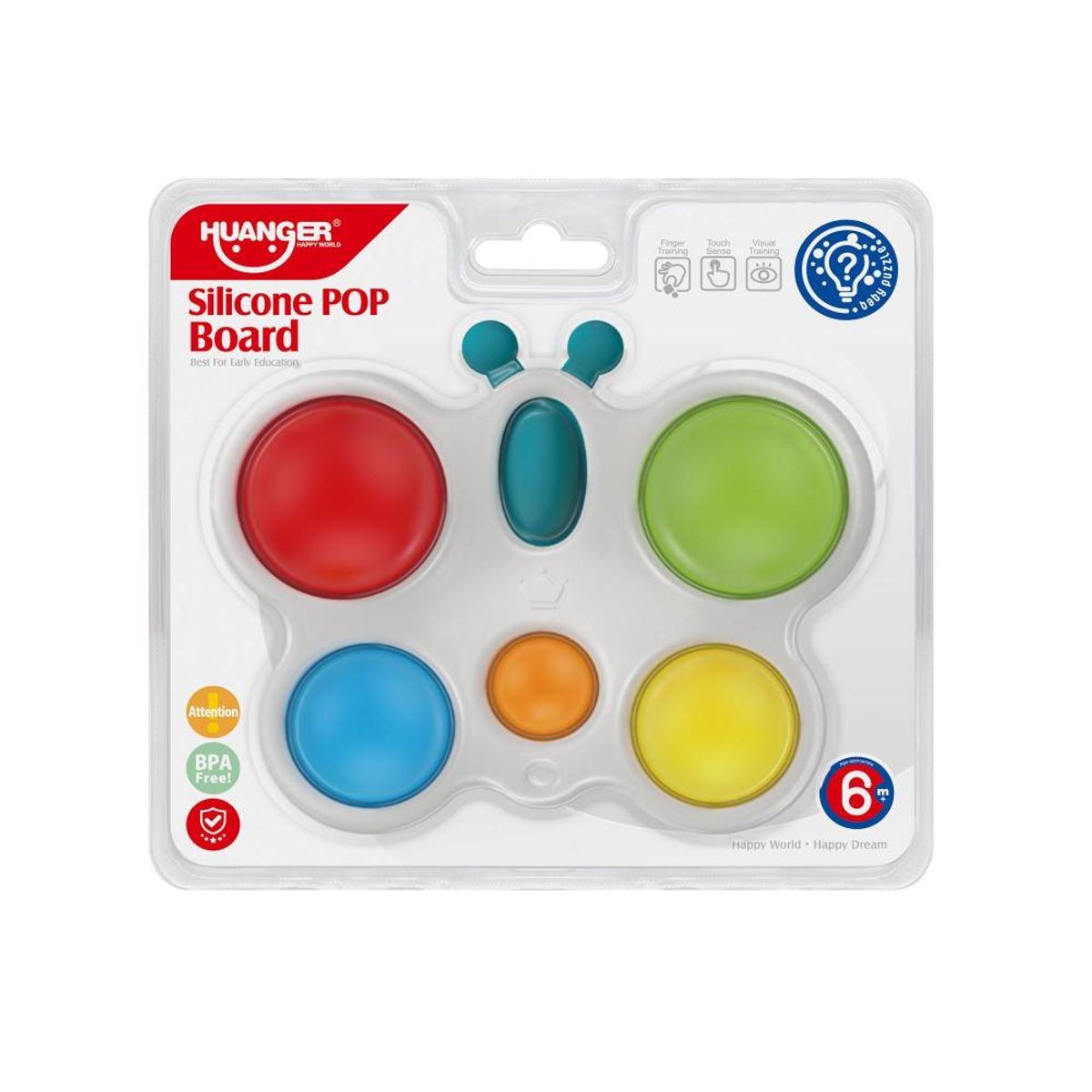 HUANGER - Tablero Apretable Silicona Mariposa - Huanger