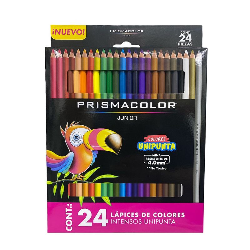 PRISMACOLOR - Lápices Pastel Y Metálicos Prismacolor Junior 24 Colores