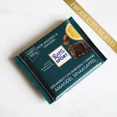 GENERICO - Chocolate semi amargo Almendra Naranja Ritter Sport 100 grs