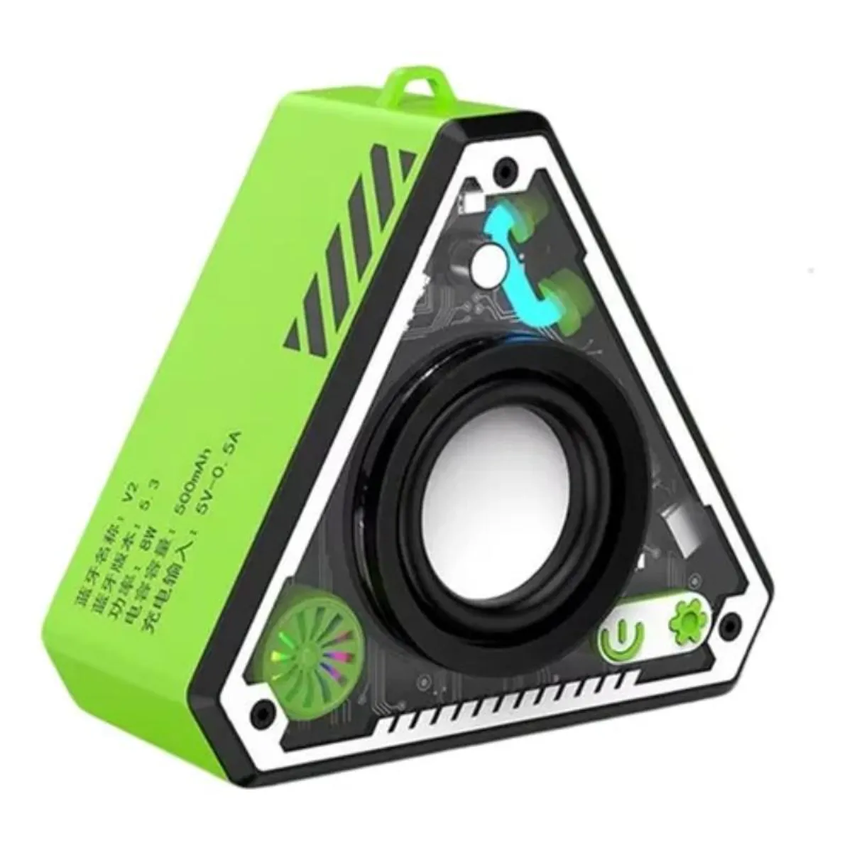 GENERICO - Mini Altavoz Parlante Bluetooth Inalámbrico Portátil Con Luz