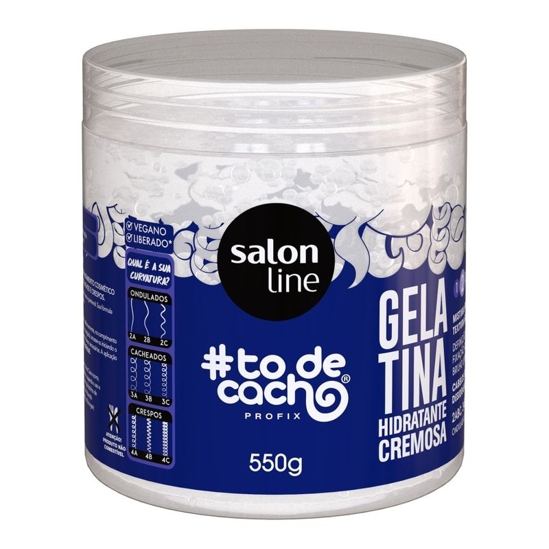 SALON LINE - TO DE CACHO GELATINA HIDRATANTE 550 G SALON LINE