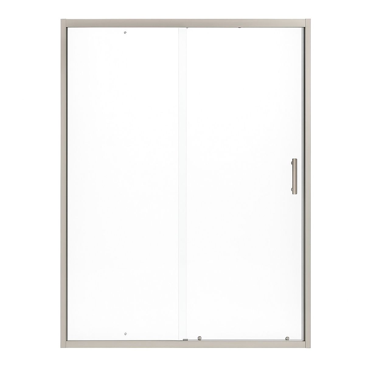 JOYTEK - Mampara Ajustable de Ducha LENS 120-140 cm TransparenteCromado