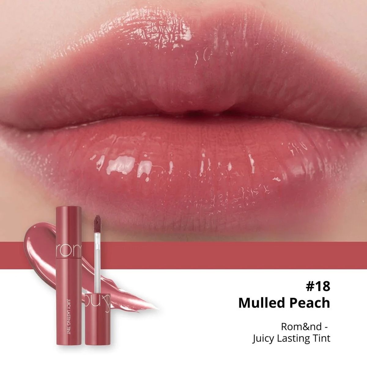 ROM&ND - Tinta Labial JUICY LASTING TINT - 18 MULLED PEACH