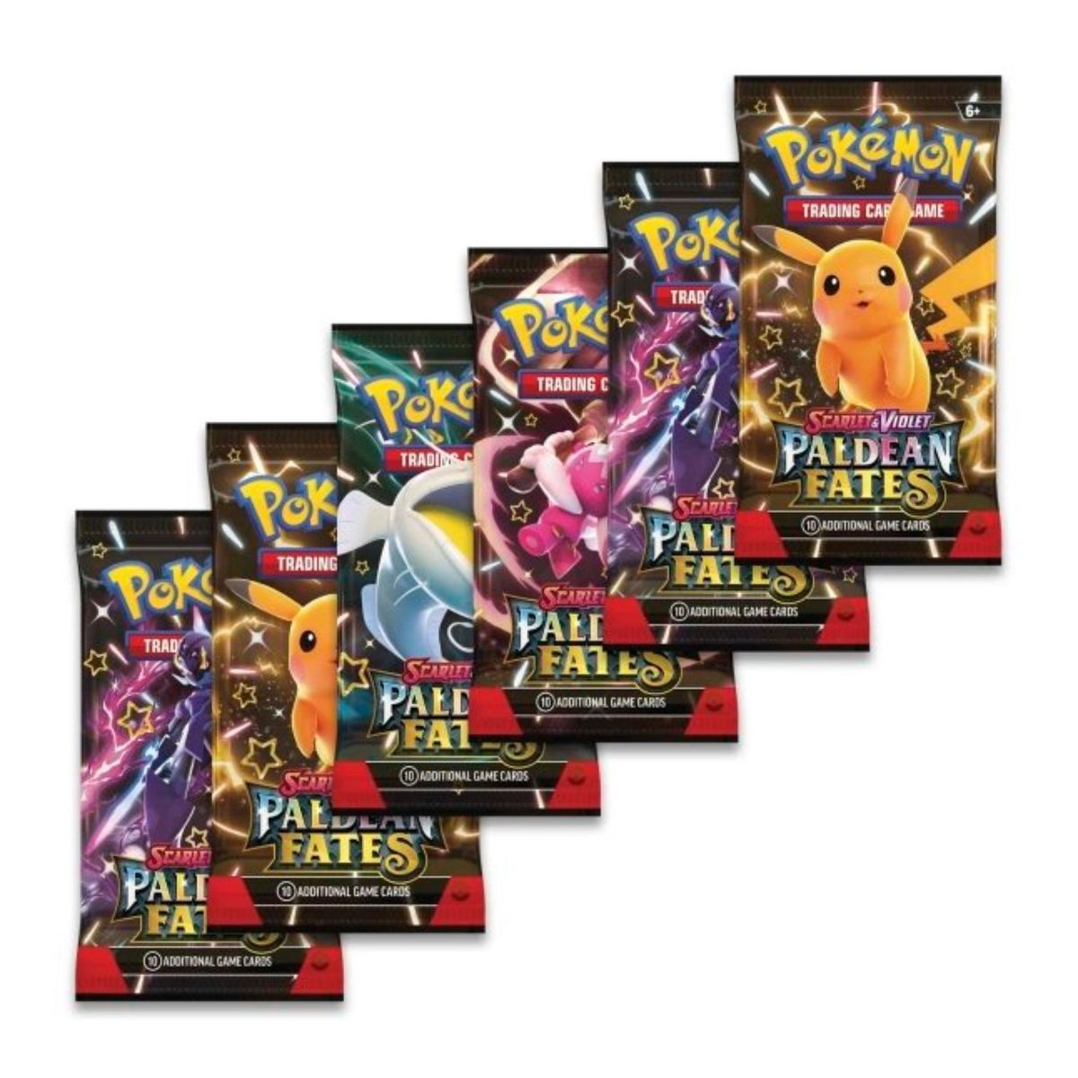 POKEMON - Cartas Pokemon Tcg Paldean Fates Booster Bundle 6 Sobres Español