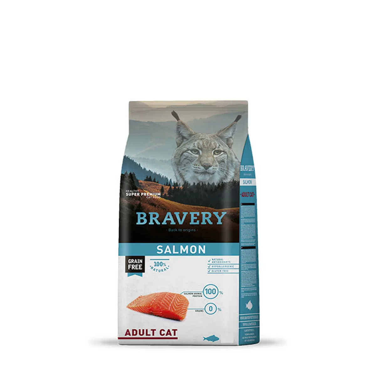 BRAVERY - Bravery Gato Adulto Salmón 7kg