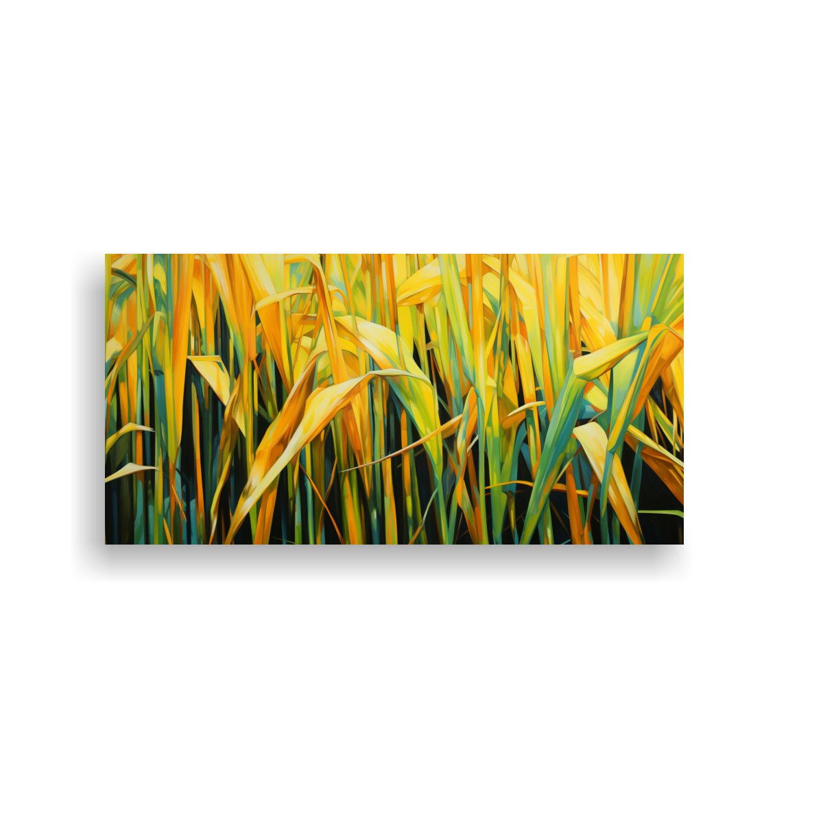 GENERICO - Pintura Abstracta De Caña De Azúcar De Alta 80x40 Cm