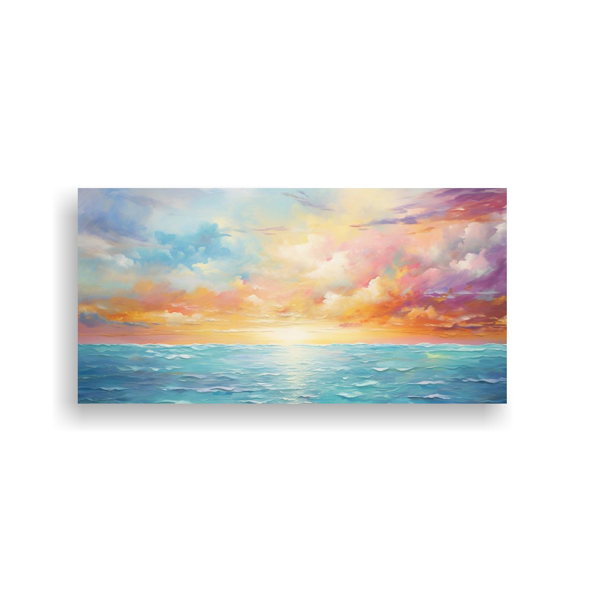 GENERICO - Pinturas Decorativas Abstractas Con Colores 80x40 Cm