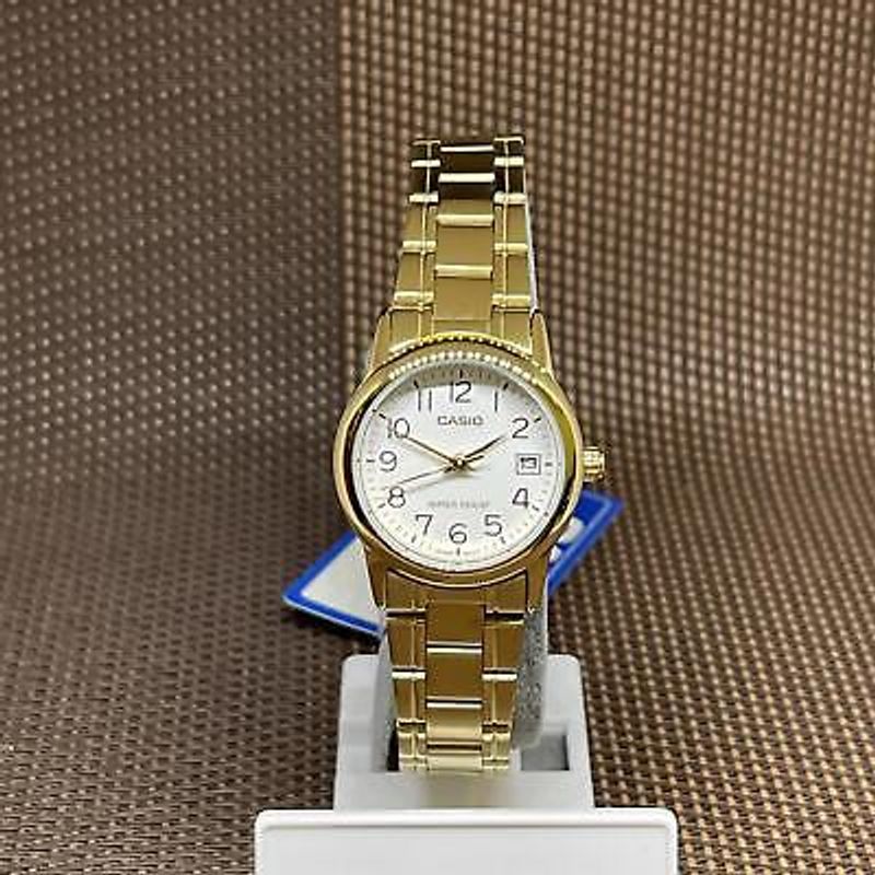 CASIO - RELOJ CASIO LTPV002G-7B MUJER METAL ANALOGO DORADO