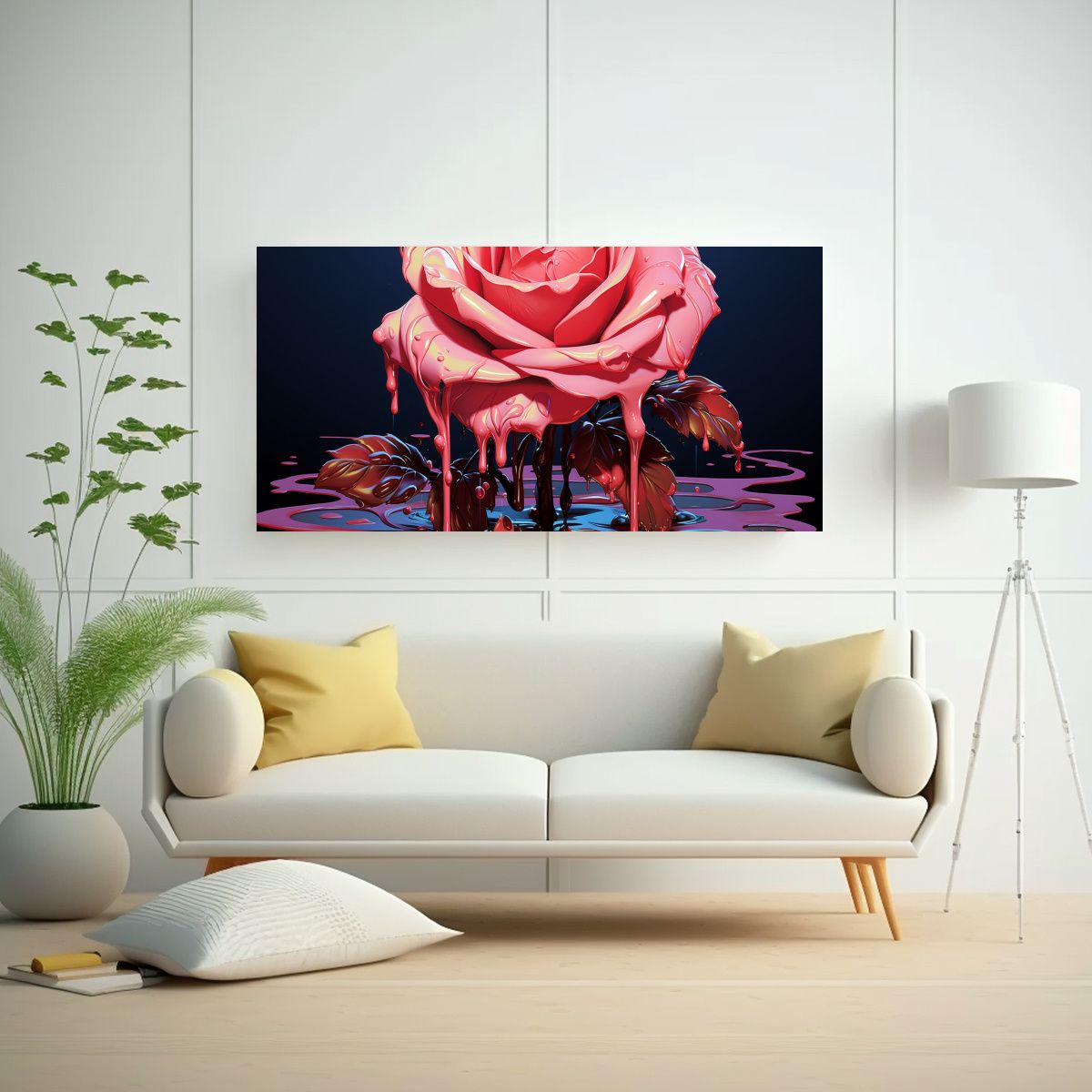 GENERICO - Cuadro Decorativo Lienzo De Tela Regalo Estilo 100x50 Cm