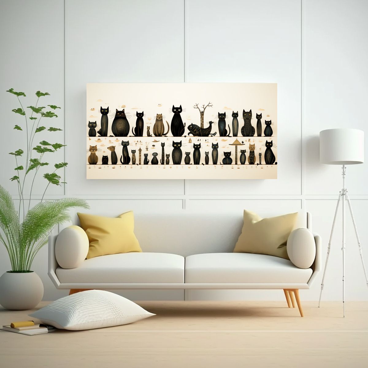 GENERICO - Cuadros Decorativos De Lienzo Con Inspiradora 80x40 Cm