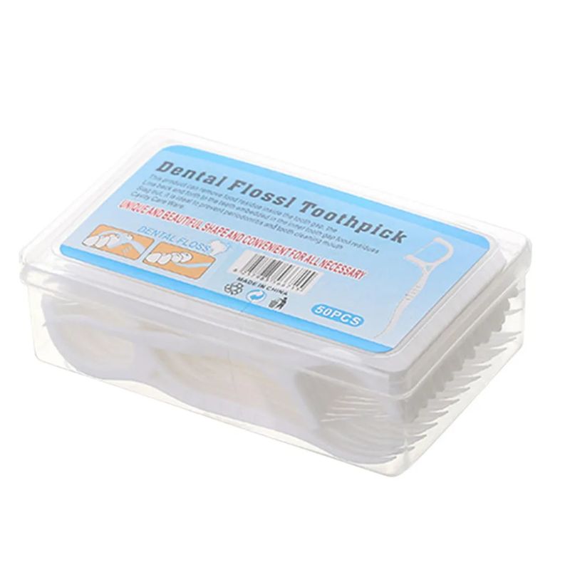 GENERICO - 50 Palitos De Hilo Dental Generica