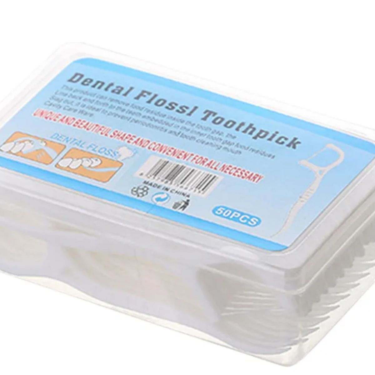 GENERICO - 50 Palitos De Hilo Dental Generica