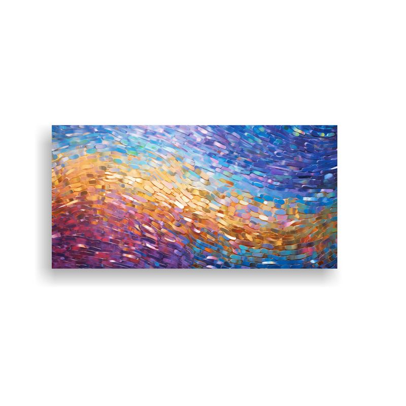 GENERICO - Cuadro Decorativo Estilo Puntillismo Luminoso En 60x30 Cm