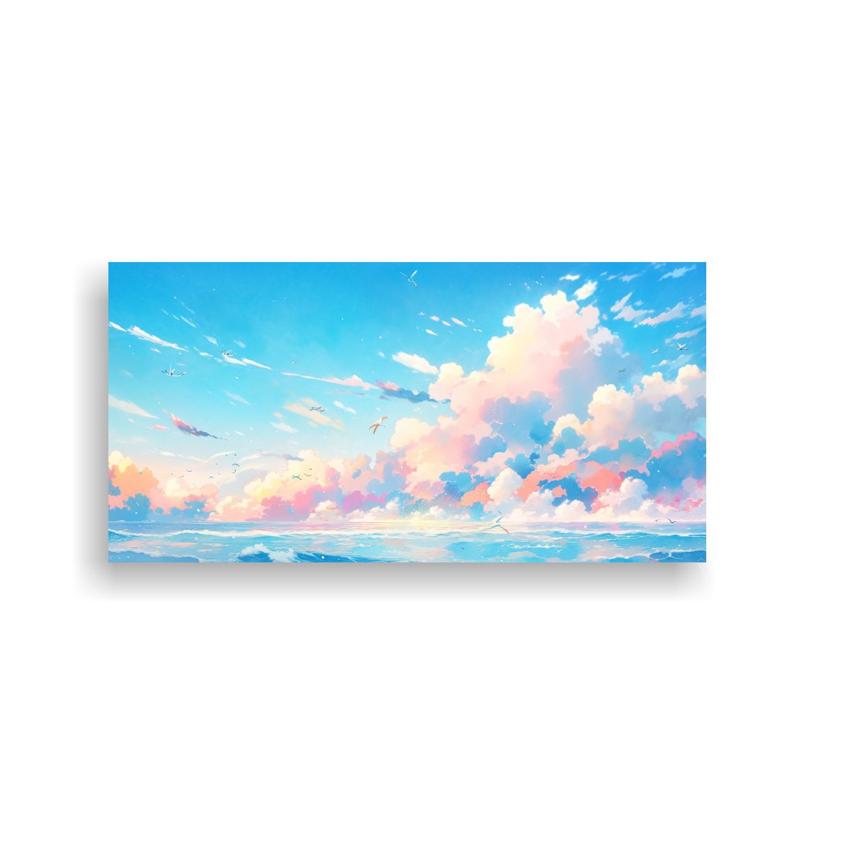 GENERICO - Pinturas Decorativas De Concepto Esquema Cielo Y 80x40 Cm