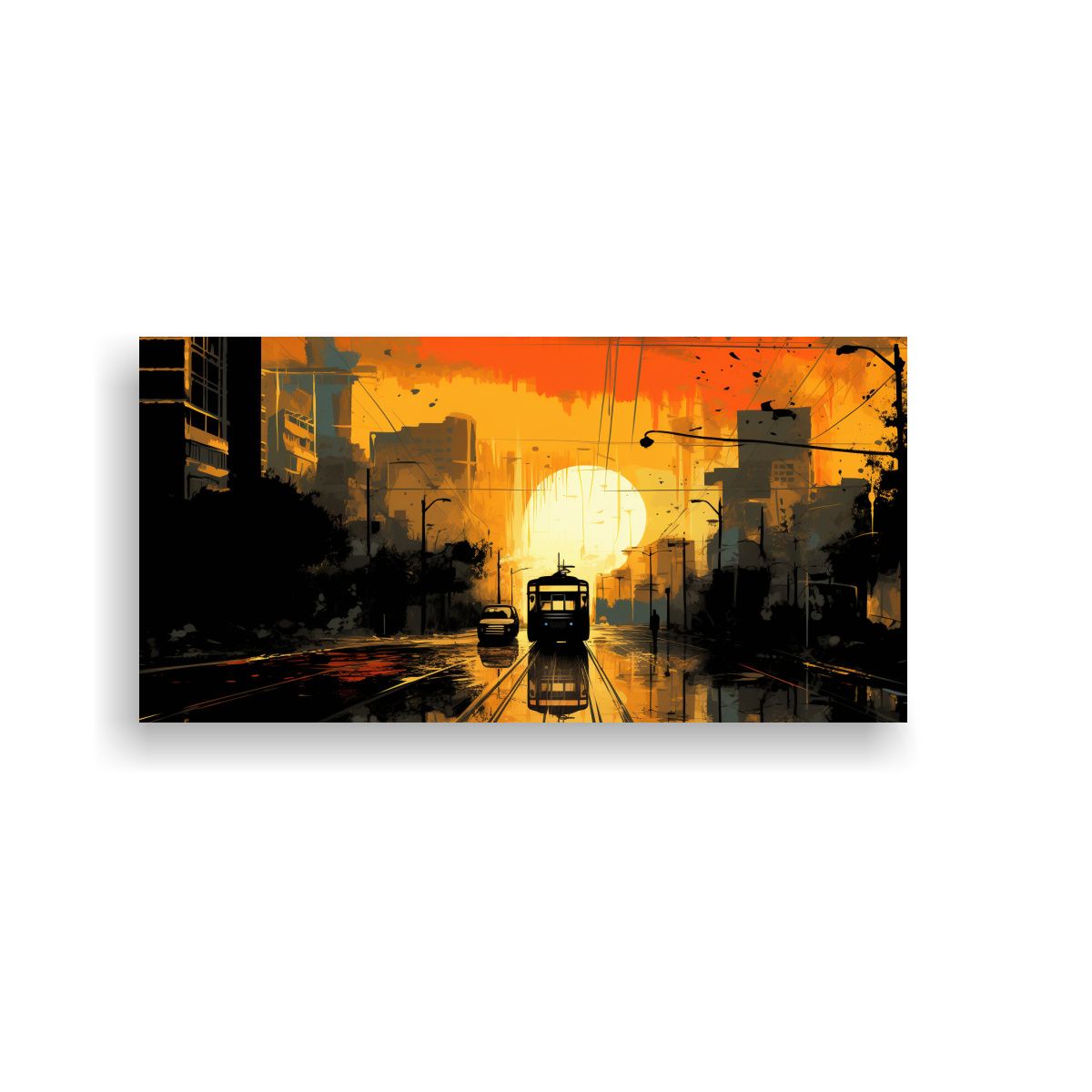 GENERICO - Pinturas Decorativas Modernas En Santiago Chile 80x40 Cm