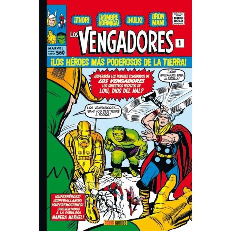 PANINI COMICS - Marvel Gold Los Vengadores N°1 - La Llegada de los Vengadores