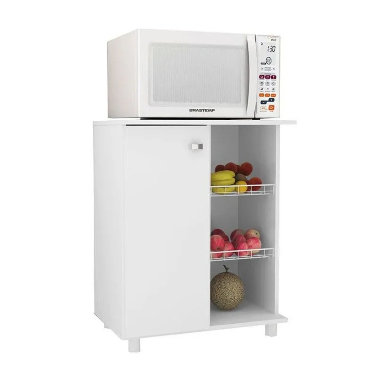 TECNOMOBILI - Frutero mueble auxiliar Blanco 1 puerta BF3205 Tecnomobili