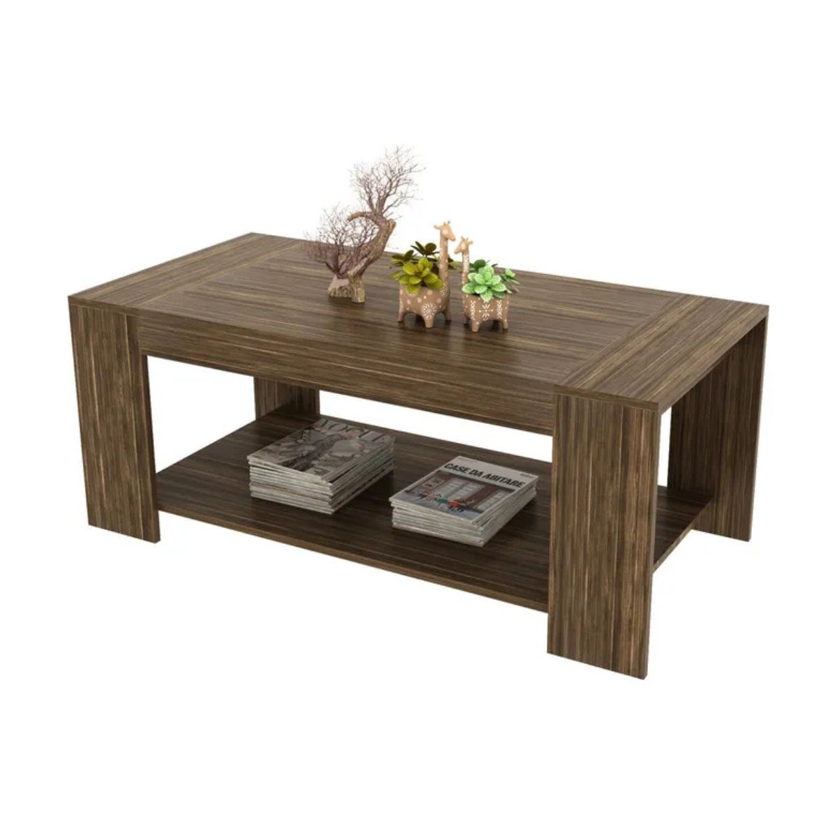 TECNOMOBILI - Mesa de centro Nogal MC2227 Tecnomobili