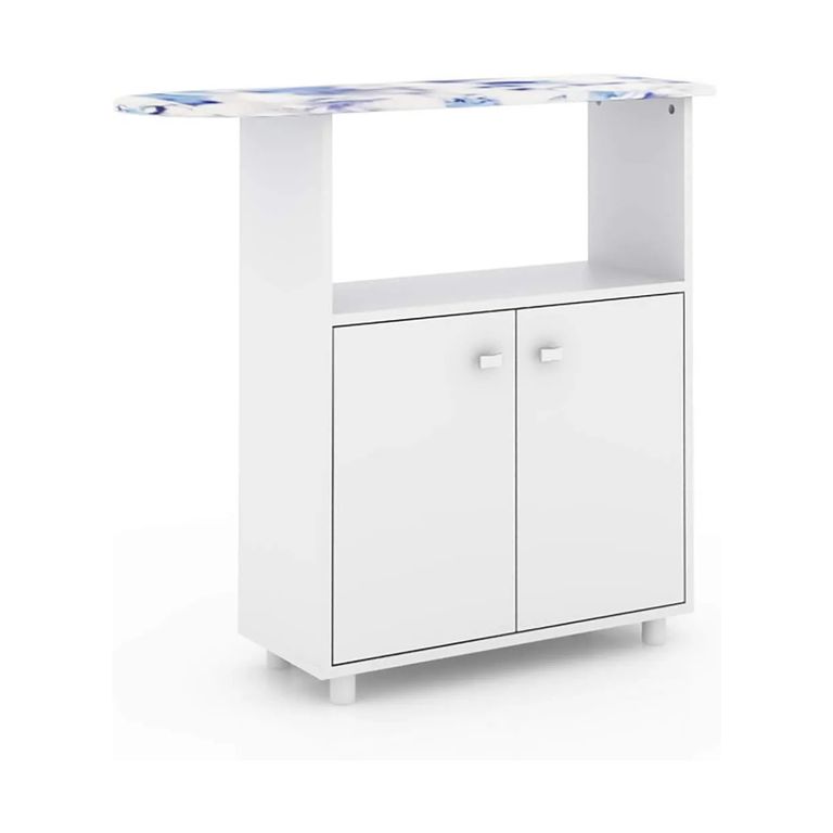 TECNOMOBILI Tabla de planchado+ Mueble organizador 2 puertas