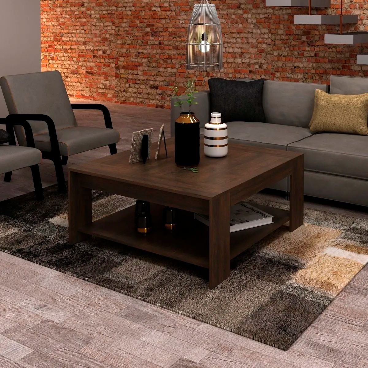 TECNOMOBILI - Mesa de centro rustico MC2219 Tecnomobili