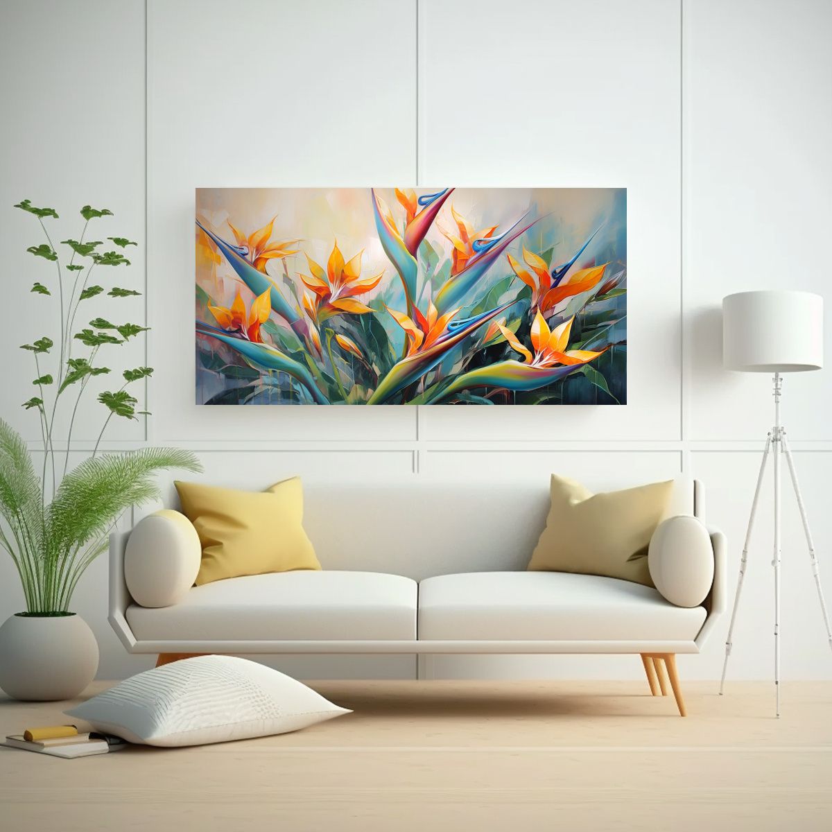 GENERICO - Pintura Abstracta De Alta Calidad De Una 100x50 Cm