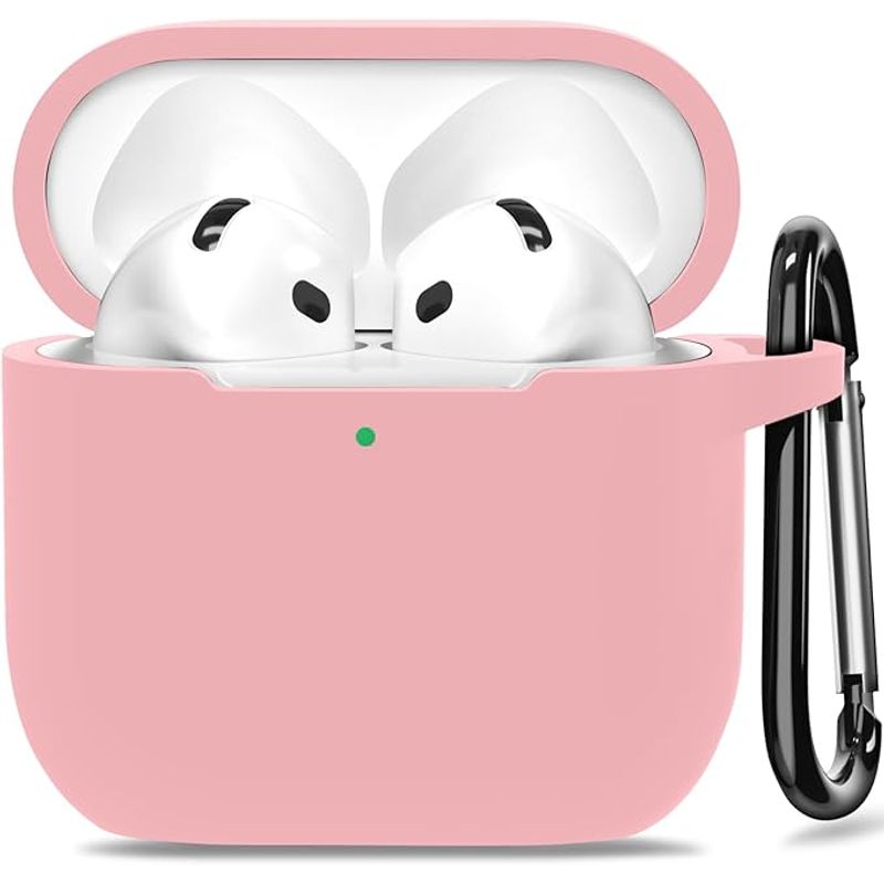 GENERICO - Funda Silicona Para Airpods 4 Rosado