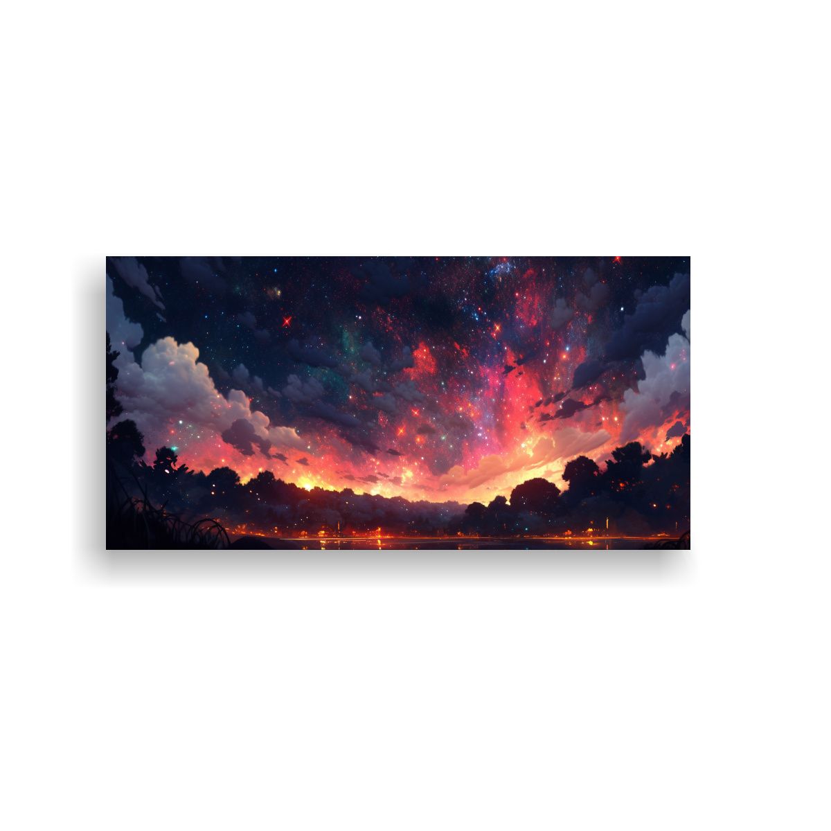 GENERICO - Pinturas Abstractas De Composición Estilo 80x40 Cm