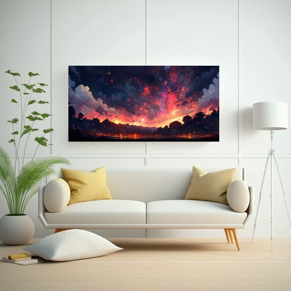 GENERICO - Pinturas Abstractas De Composición Estilo 80x40 Cm