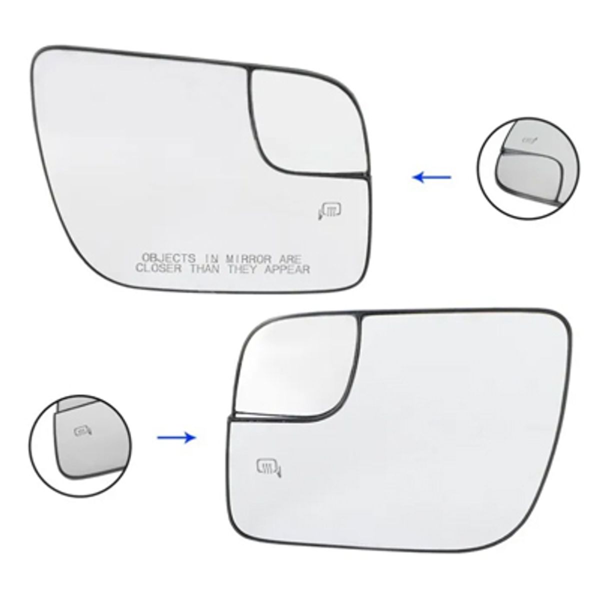 FORD - Luneta Retrovisor Para Ford Explorer Lado Derizq 11-2020